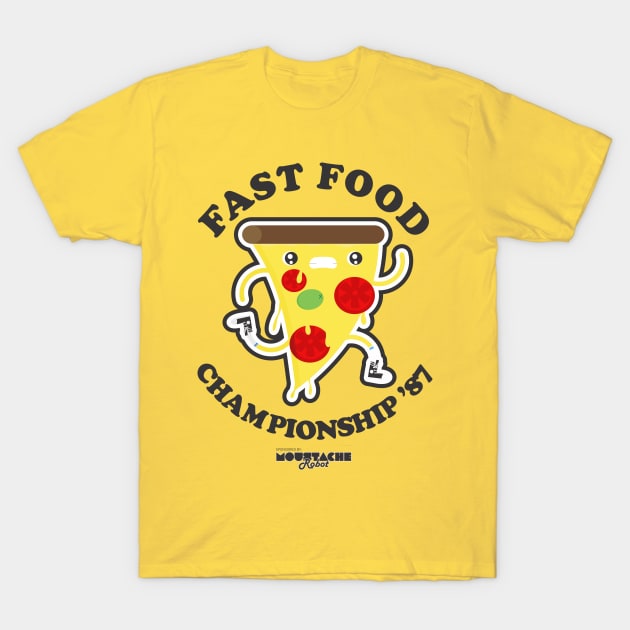 Fast Food Championship '87 T-Shirt by MoustacheRoboto